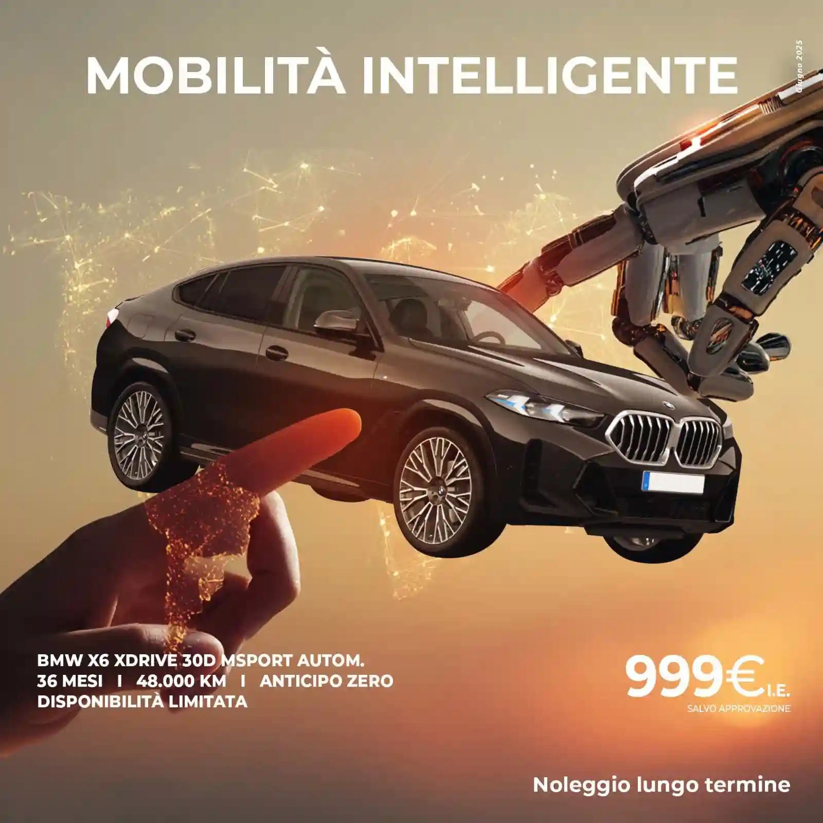 BMW X6 XDRIVE 30D MSPORT AUTOM.
 36 MESI 48.000 KM ANTICIPO ZERO
DISPONIBILITÀ LIMITATA
