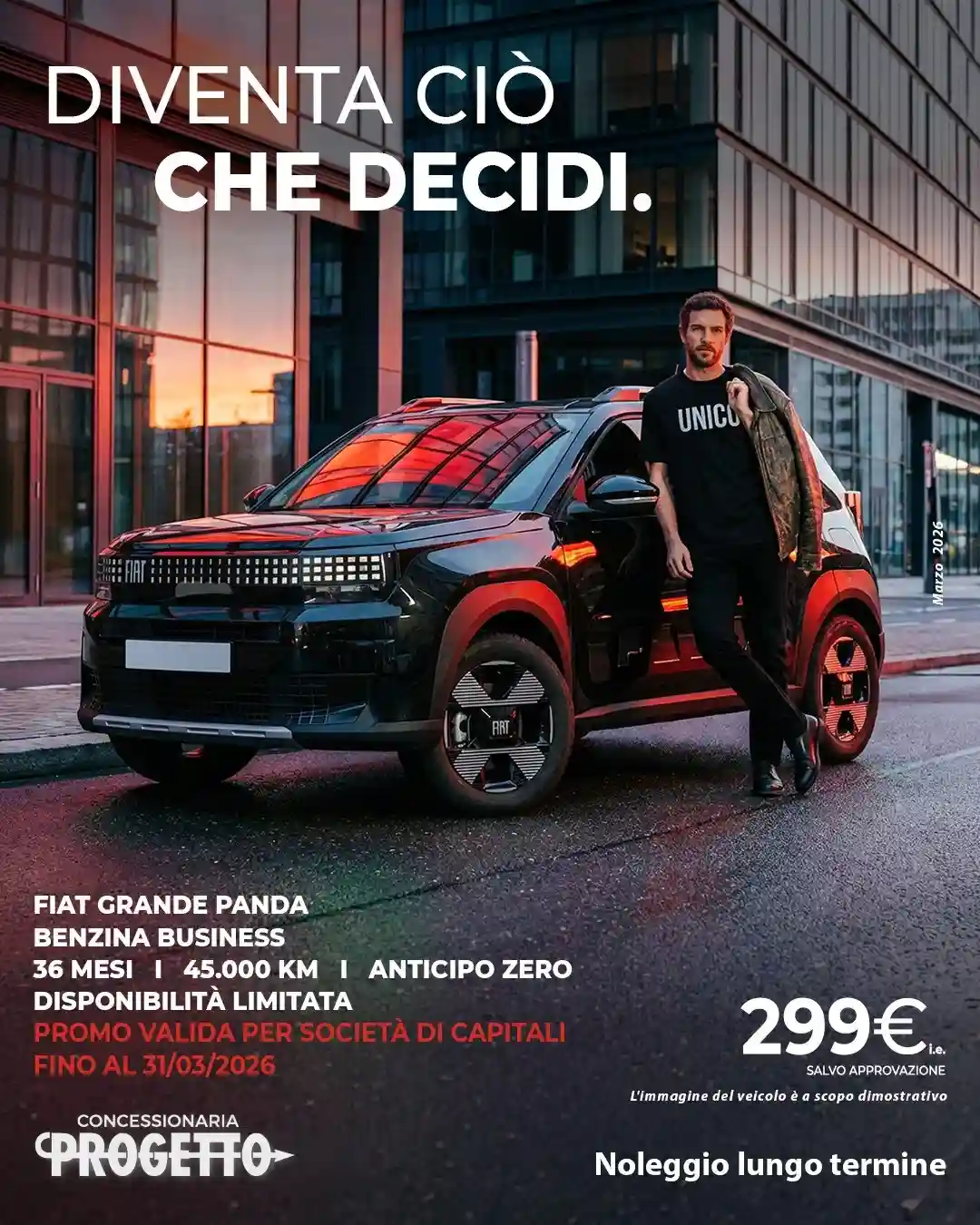 203-FIAT GRANDE PANDA BENZINA BUSINESS
