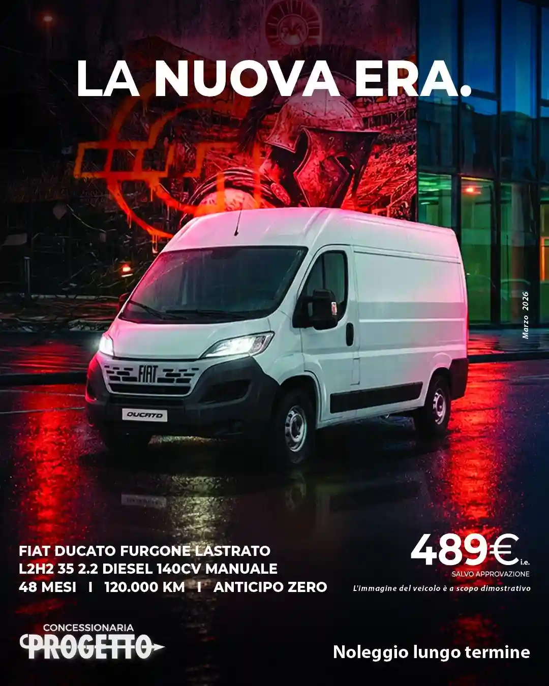 FIAT DUCATO FURGONE LASTRATO L2H2 35 2.2 DIESEL 140CV MANUALE