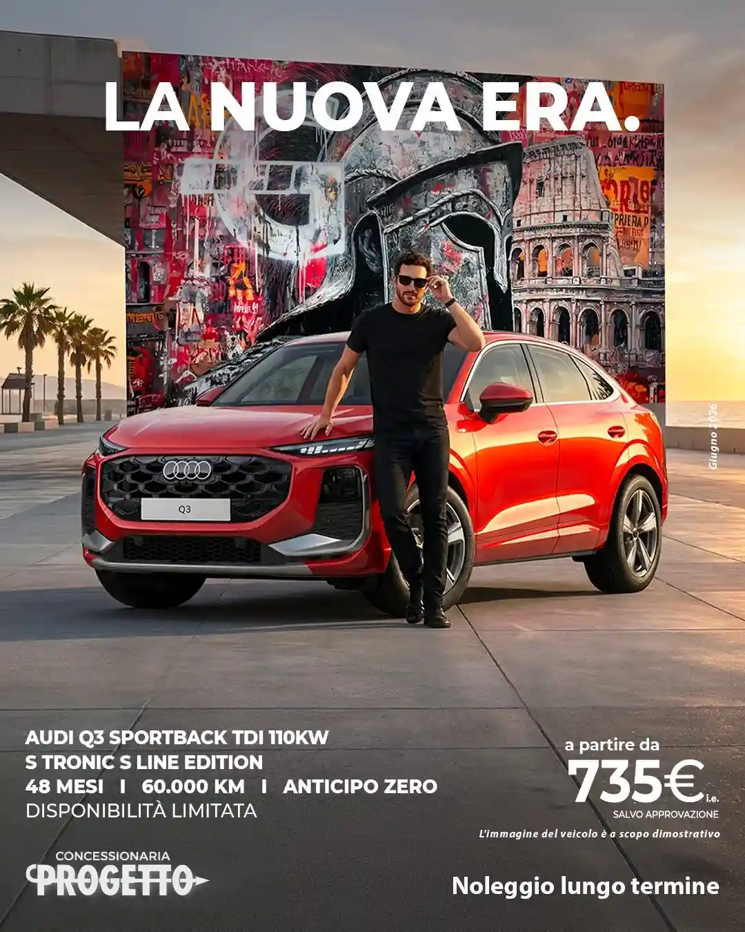 258-AUDI Q3 SPORTBACK TDI 110KW S TRONIC S LINE EDITION DISPONIBILITÀ LIMITATA